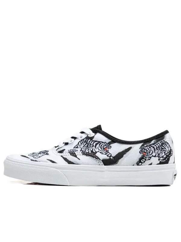 Кроссовки authentic low-top sneakers black/white Vans — изображение 1 из 4, черный/белый
