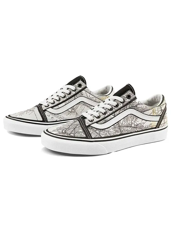 Кроссовки moca x old skool 'frances stark maps' Vans — изображение 2 из 4, мульти