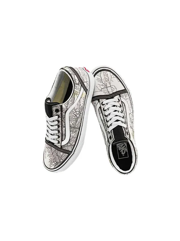 Кроссовки moca x old skool 'frances stark maps' Vans — изображение 4 из 4, мульти