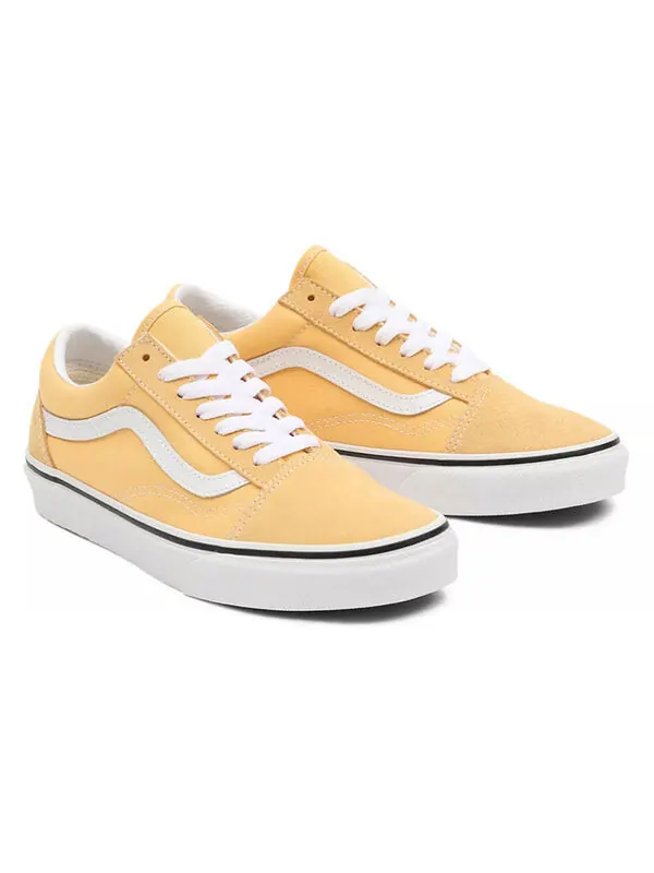 Кроссовки old skool 'flax' Vans — изображение 3 из 4, желтый/белый