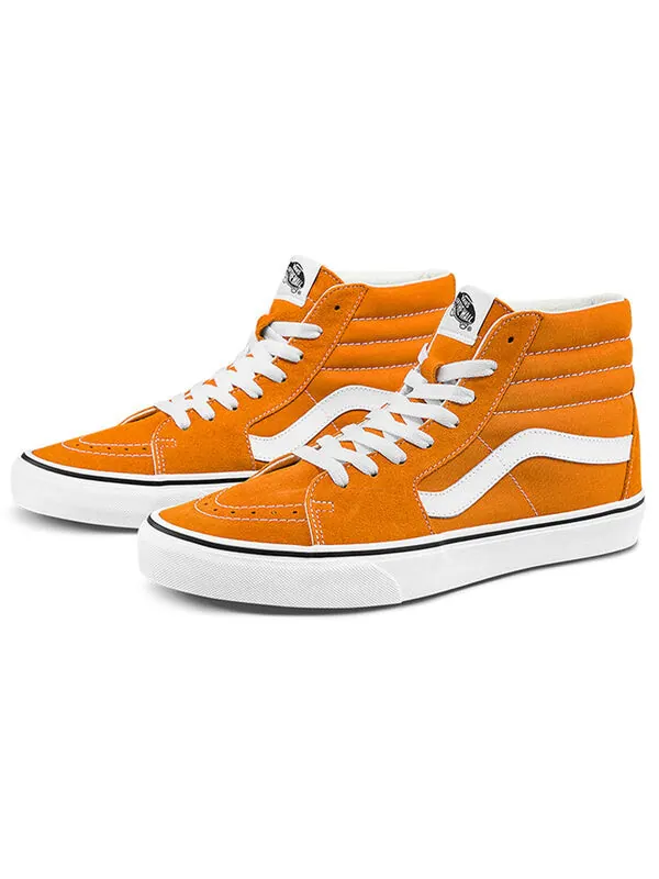 Кроссовки sk8-hi 'desert sun' Vans — изображение 2 из 4, оранжевый/белый