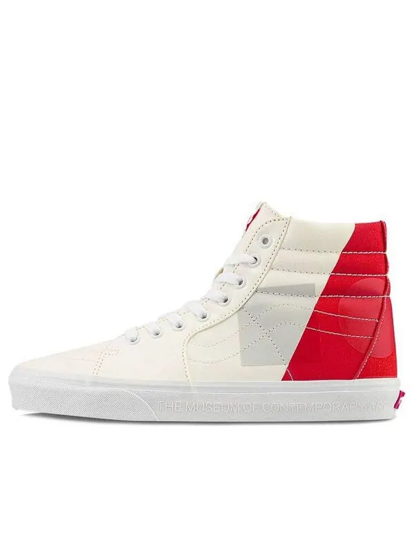 Кроссовки moca x sk8-hi 'logo marshmallow' Vans — изображение 1 из 4, красный/белый
