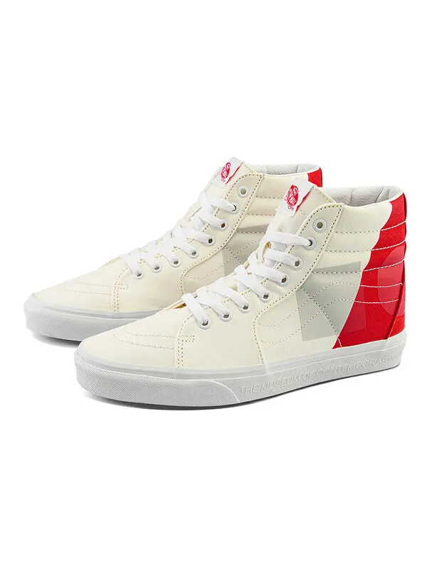 Кроссовки moca x sk8-hi 'logo marshmallow' Vans — изображение 2 из 4, красный/белый
