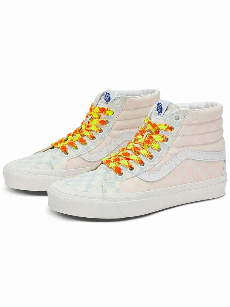 Кеды Vans SK8-HI 38 'Blue Pink White' — изображение 2 из 5, синий