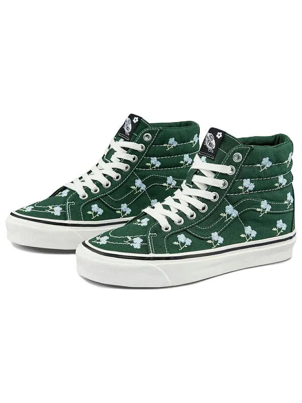 Кроссовки sandy liang x sk8-hi 38 dx sneakers green Vans — изображение 2 из 4, зеленый