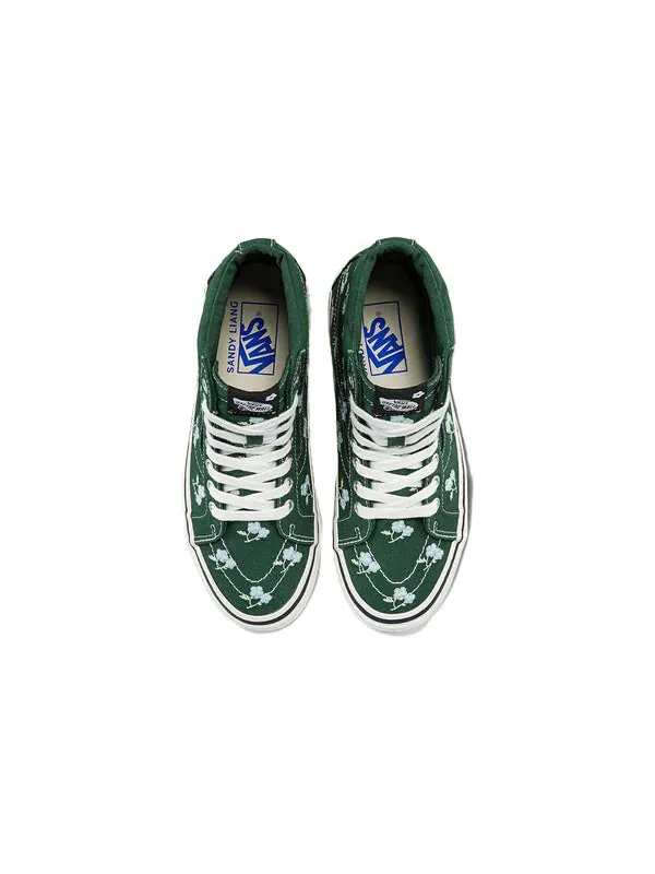 Кроссовки sandy liang x sk8-hi 38 dx sneakers green Vans — изображение 3 из 4, зеленый