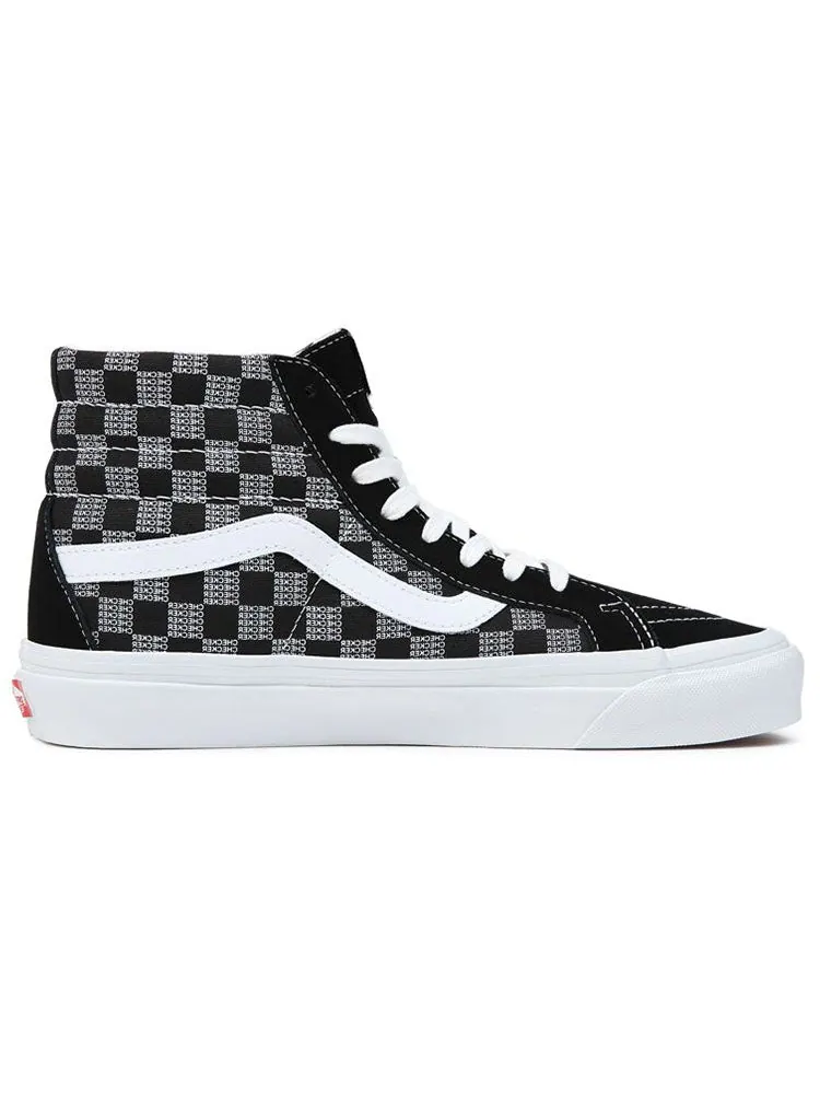 Кеды Vans SK8-HI 38 DX 'Black White' — изображение 2 из 5, черный
