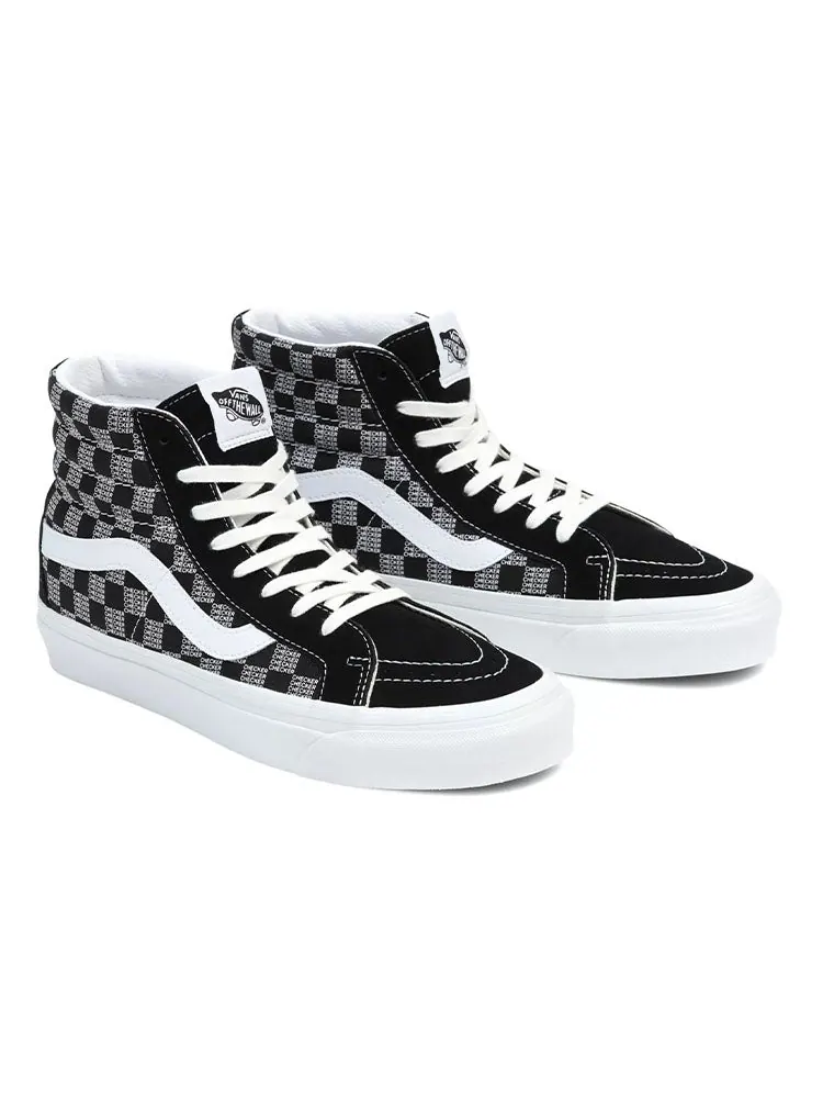 Кеды Vans SK8-HI 38 DX 'Black White' — изображение 3 из 5, черный