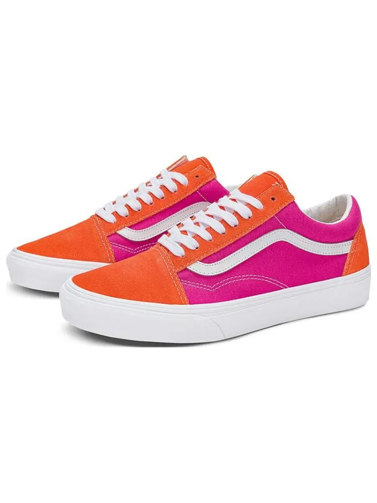 Кеды Vans Old Skool 'Pink Orange White' — изображение 3 из 5, белый