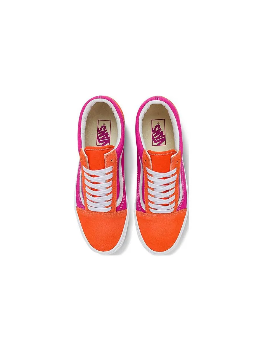 Кеды Vans Old Skool 'Pink Orange White' — изображение 4 из 5, белый