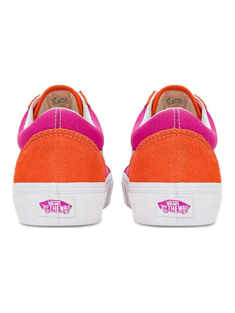 Кеды Vans Old Skool 'Pink Orange White' — изображение 5 из 5, белый
