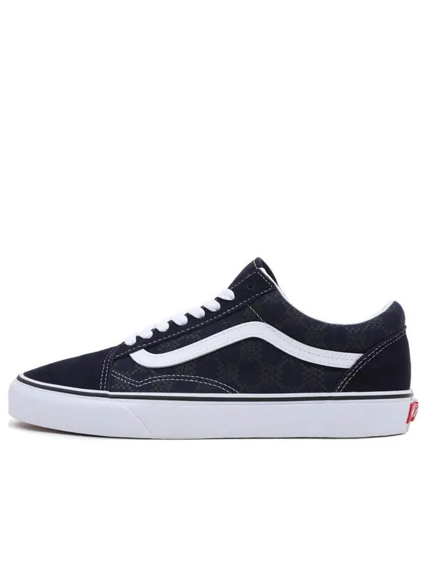 Кроссовки monogram old school 'navy blue white' Vans — изображение 1 из 4, темно-синий синий/белый