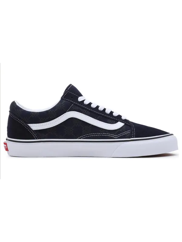 Кроссовки monogram old school 'navy blue white' Vans — изображение 2 из 4, темно-синий синий/белый
