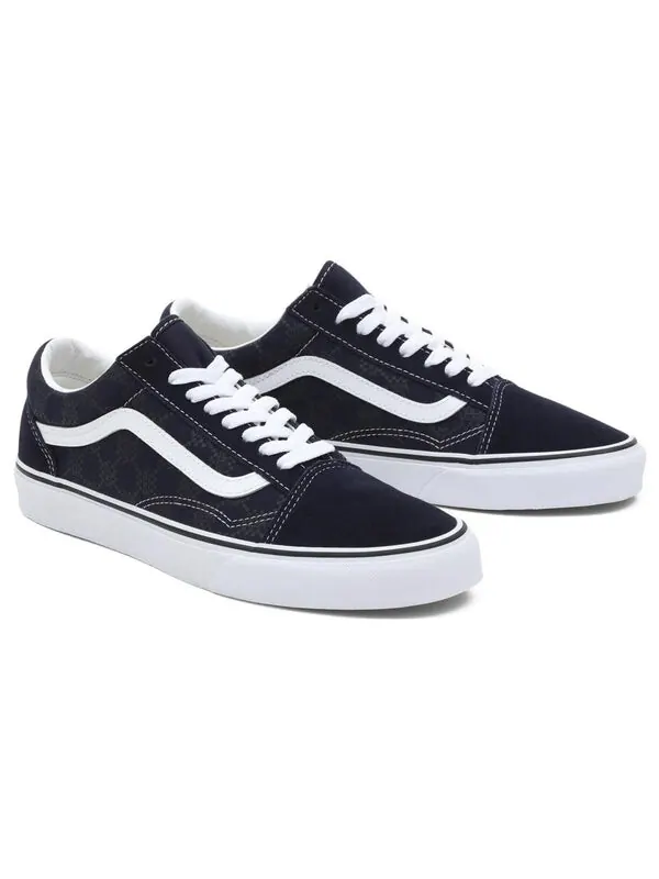 Кроссовки monogram old school 'navy blue white' Vans — изображение 3 из 4, темно-синий синий/белый