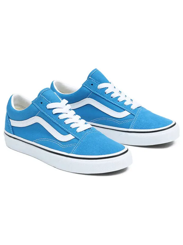 Кроссовки old skool 'blue white' Vans — изображение 3 из 4, синий/белый