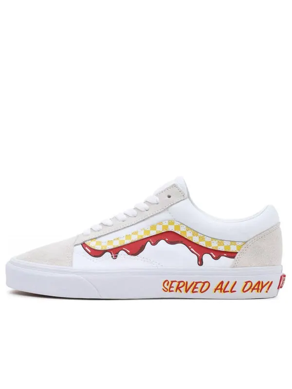 Кроссовки old skool 'van doren special' Vans — изображение 1 из 4, белый/красный