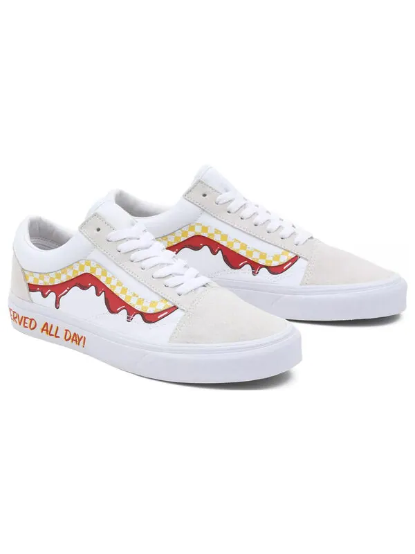 Кроссовки old skool 'van doren special' Vans — изображение 3 из 4, белый/красный