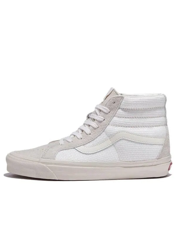 Кроссовки sk8-hi 38 dx 'beige white' Vans — изображение 1 из 4, бежевый/белый