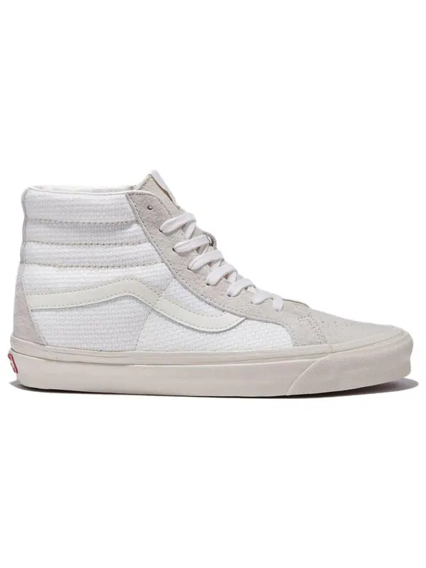 Кроссовки sk8-hi 38 dx 'beige white' Vans — изображение 2 из 4, бежевый/белый