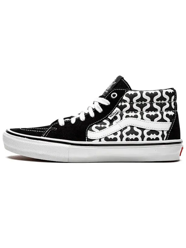 Кроссовки supreme x grosso mid 'monogram s - black' Vans — изображение 2 из 4, черный