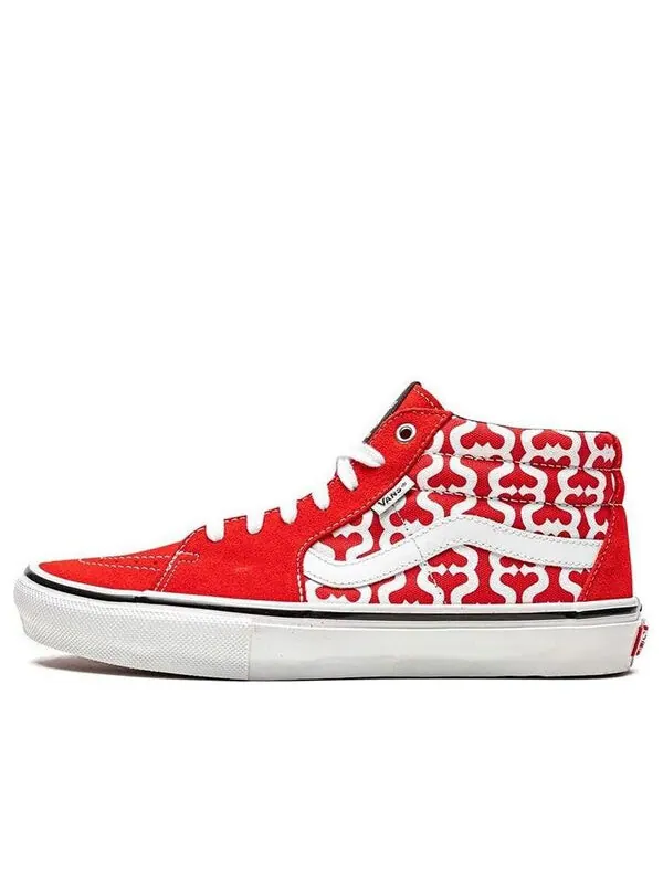 Кроссовки supreme x grosso mid 'monogram s - red' Vans — изображение 1 из 4, красный