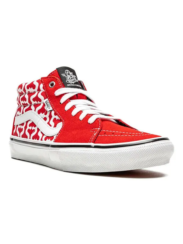 Кроссовки supreme x grosso mid 'monogram s - red' Vans — изображение 3 из 4, красный