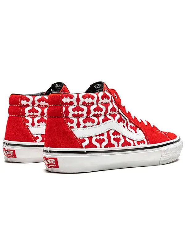 Кроссовки supreme x grosso mid 'monogram s - red' Vans — изображение 4 из 4, красный