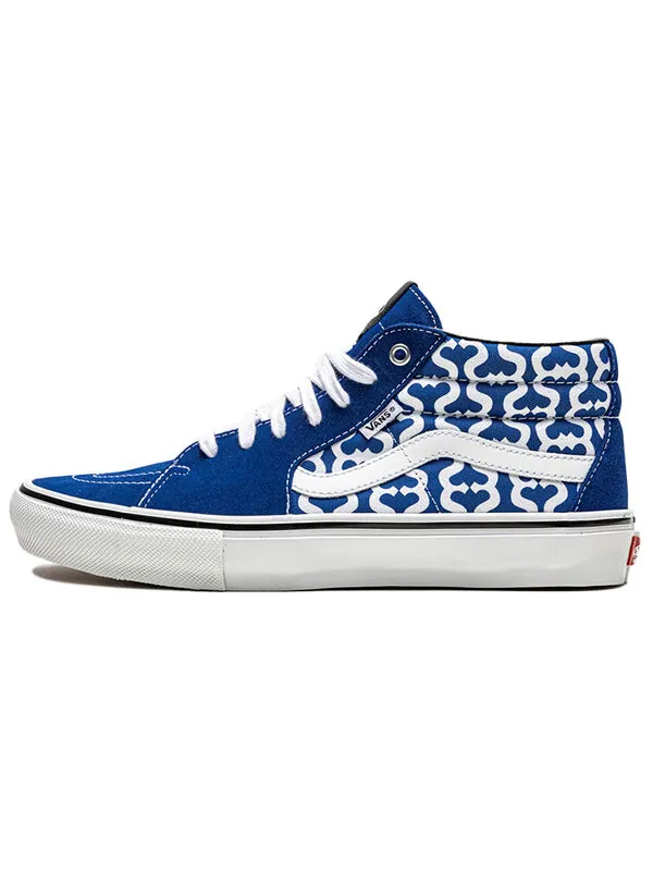 Кроссовки supreme x grosso mid 'monogram s - royal' Vans — изображение 2 из 4, синий
