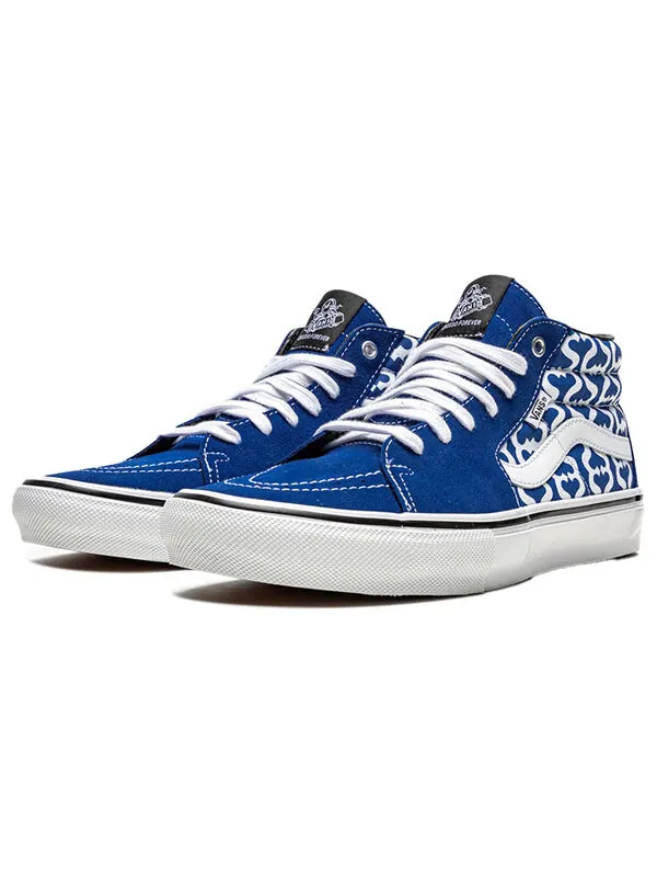Кроссовки supreme x grosso mid 'monogram s - royal' Vans — изображение 3 из 4, синий