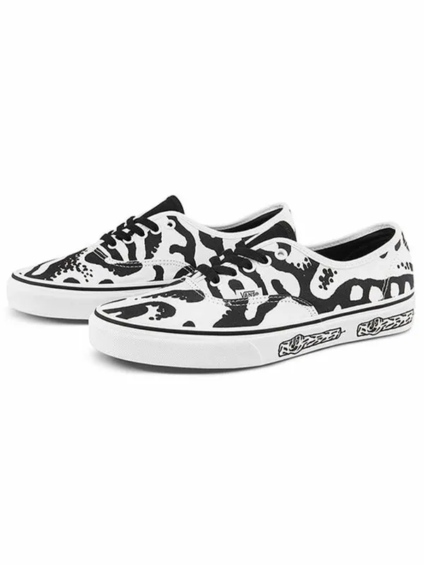 Кроссовки authentic classics 'black white checkered' Vans — изображение 2 из 4, черный/белый