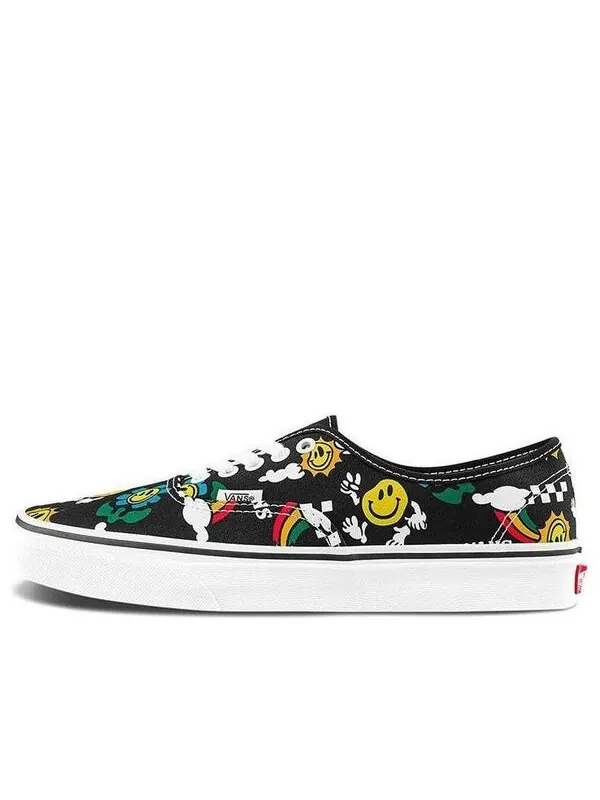 Кроссовки authentic classics checkered 'green' Vans — изображение 1 из 4, черный/желтый