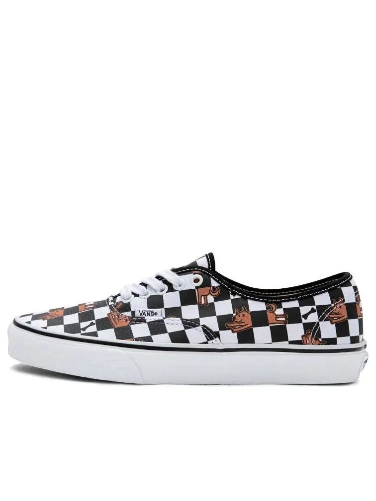 Кеды Vans Wallpaper Authentic 'Black White' — изображение 1 из 10, черный / белый