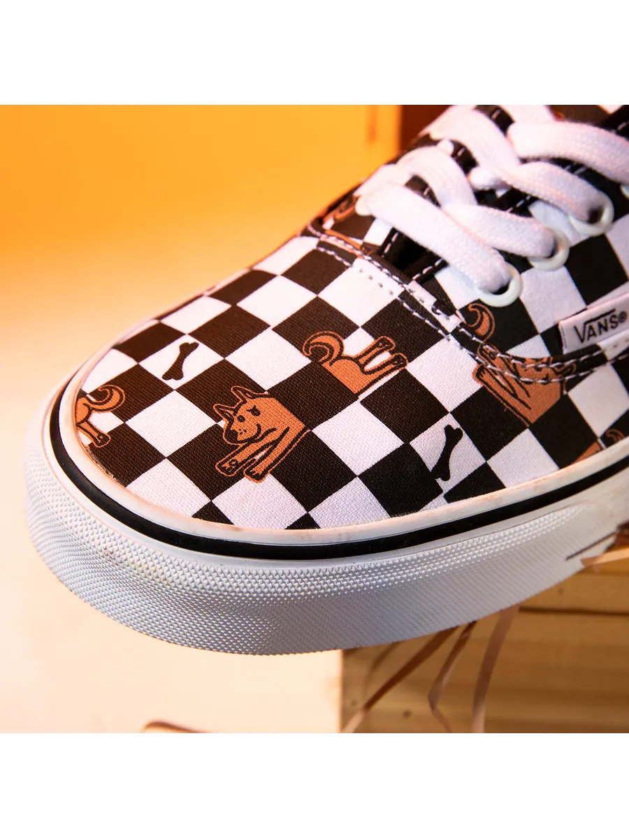 Кеды Vans Wallpaper Authentic 'Black White' — изображение 8 из 10, черный / белый