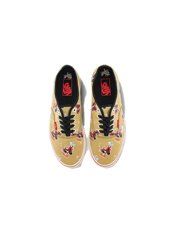 Кроссовки nuttsh x authentic otw art collection 'marshmallow' Vans — изображение 4 из 4, коричневый/красный