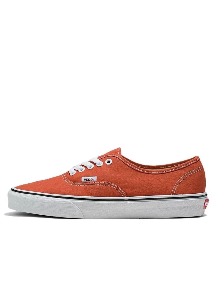 Кеды Vans Authentic 'Orange White' — изображение 1 из 4, красный