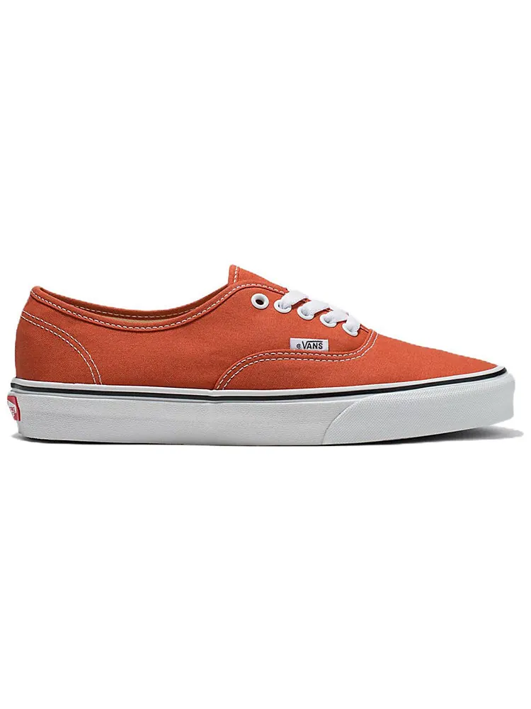 Кеды Vans Authentic 'Orange White' — изображение 2 из 4, красный