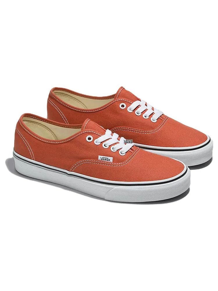 Кеды Vans Authentic 'Orange White' — изображение 3 из 4, красный