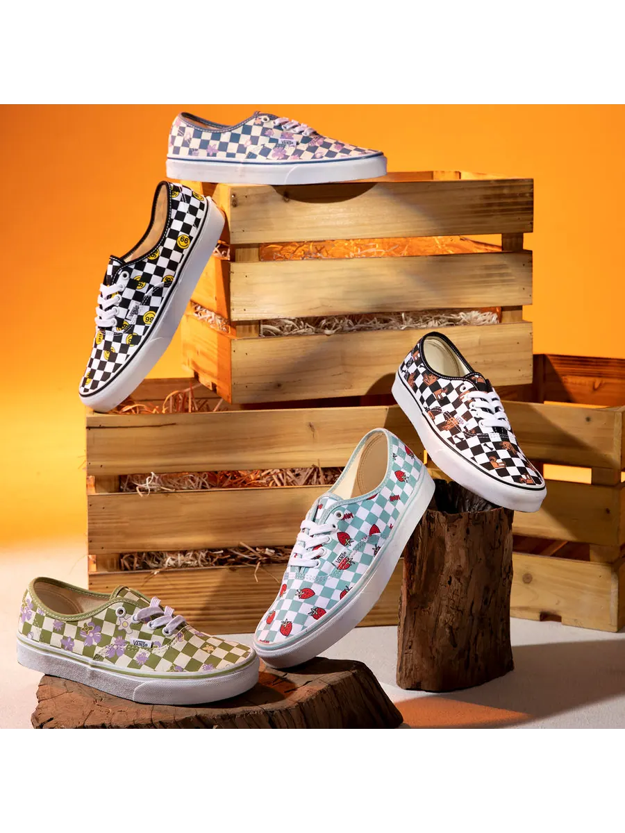 Кеды Vans Wallpaper Authentic 'Green White' — изображение 6 из 10, зеленый, белый
