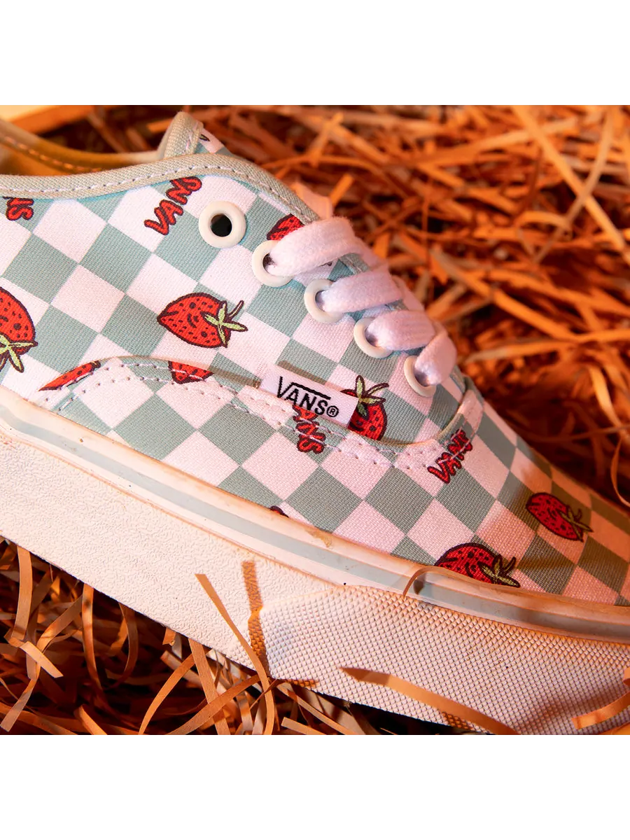 Кеды Vans Wallpaper Authentic 'Green White' — изображение 7 из 10, зеленый, белый