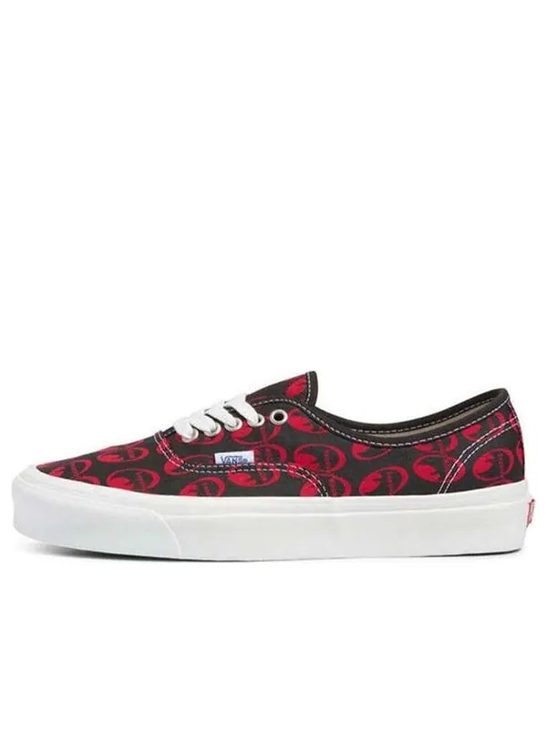 Кроссовки mooneyes x authentic 44 dx 'anaheim factory - white' Vans — изображение 1 из 4, черный/красный/белый