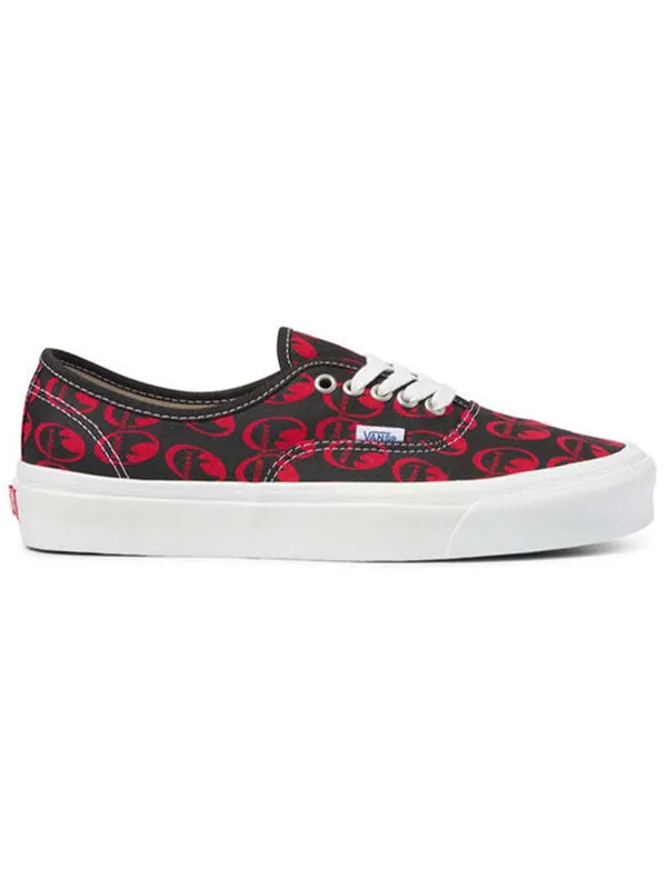 Кроссовки mooneyes x authentic 44 dx 'anaheim factory - white' Vans — изображение 2 из 4, черный/красный/белый