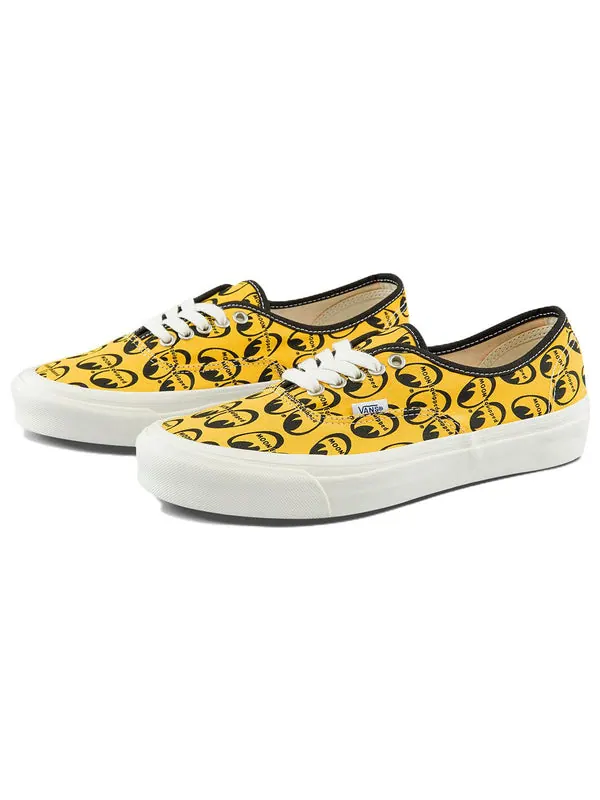 Кроссовки anaheim factory authentic 44 dx 'black white' Vans — изображение 2 из 4, черный/желтый