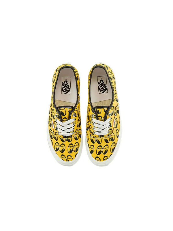 Кроссовки anaheim factory authentic 44 dx 'black white' Vans — изображение 3 из 4, черный/желтый