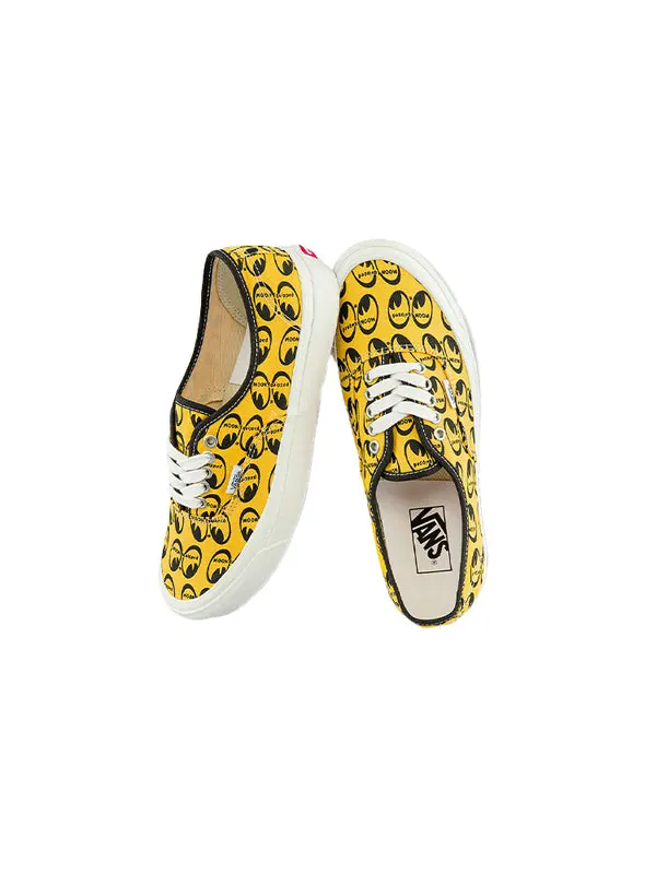 Кроссовки anaheim factory authentic 44 dx 'black white' Vans — изображение 4 из 4, черный/желтый