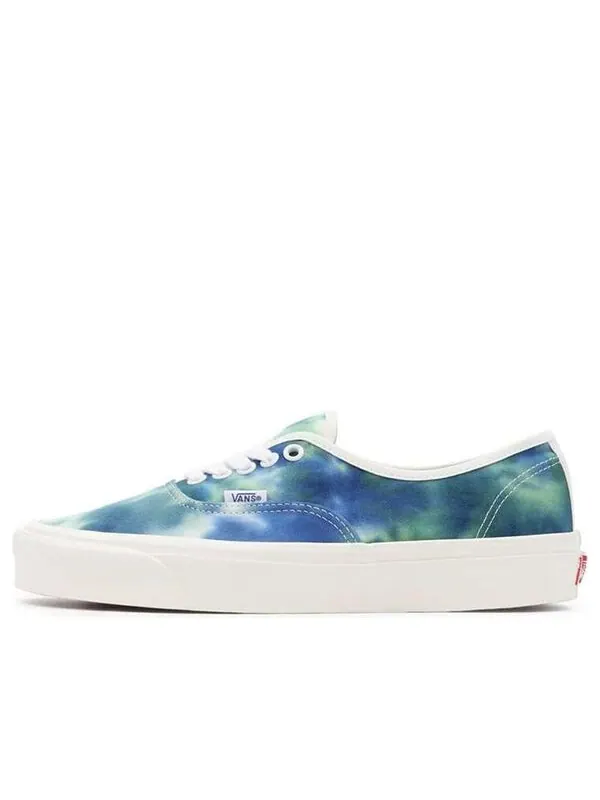 Кроссовки authentic casual skateboarding shoes white Vans — изображение 1 из 4, синий