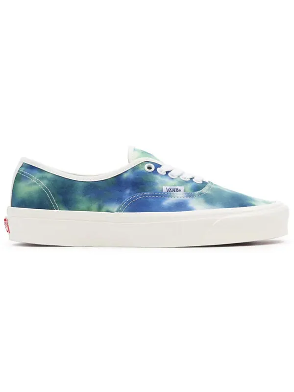 Кроссовки authentic casual skateboarding shoes white Vans — изображение 2 из 4, синий