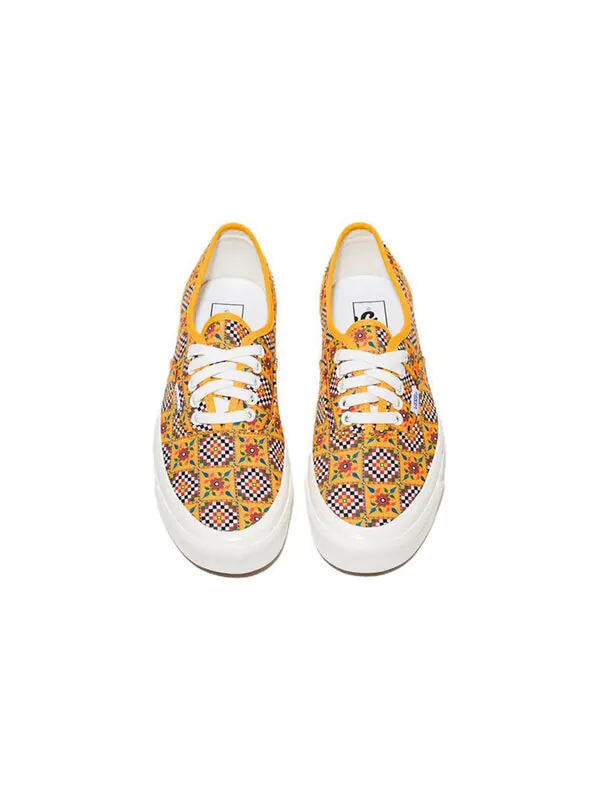Кроссовки authentic 44 dx 'anaheim factory - vanity plate black' Vans — изображение 3 из 4, желтый/белый