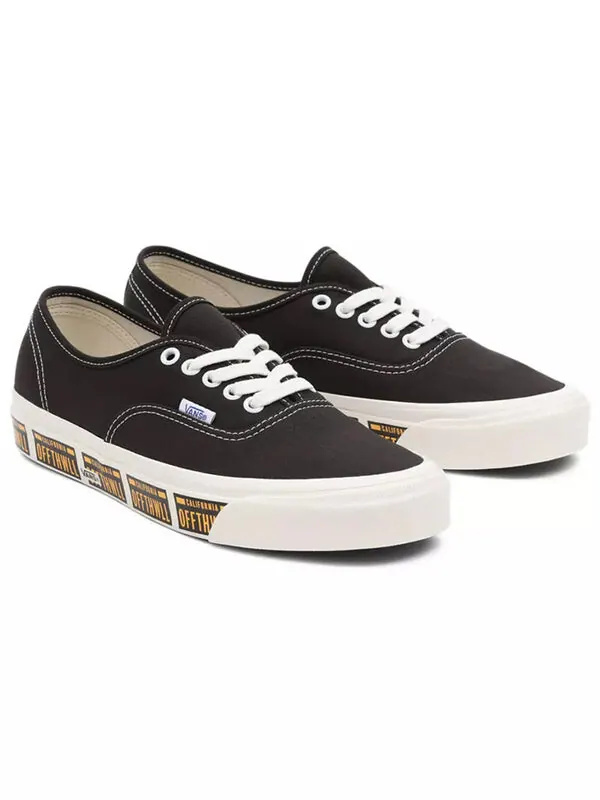Кроссовки anaheim factory authentic 44 dx low-top sneakers blue light blue Vans — изображение 3 из 4, черный/желтый