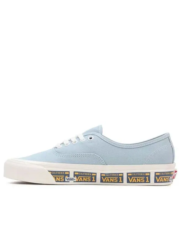 Кроссовки anaheim factory authentic 44 dx low-top sneakers orange Vans — изображение 1 из 4, светлый синий