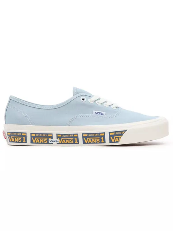 Кроссовки anaheim factory authentic 44 dx low-top sneakers orange Vans — изображение 2 из 4, светлый синий